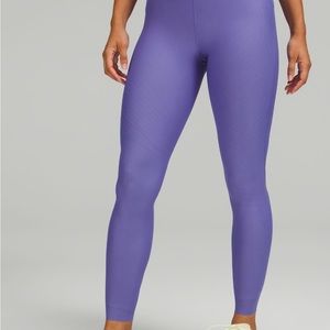 Lululemon running tights light purple size 10